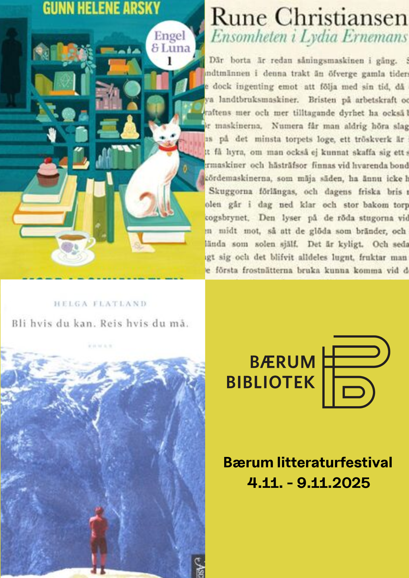 Mens vi venter på Bærum litteraturfestival