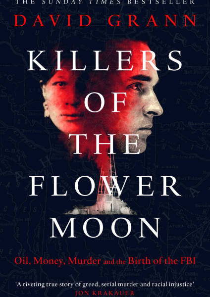Forsiden til boken Killers of the flower moon av David Grann