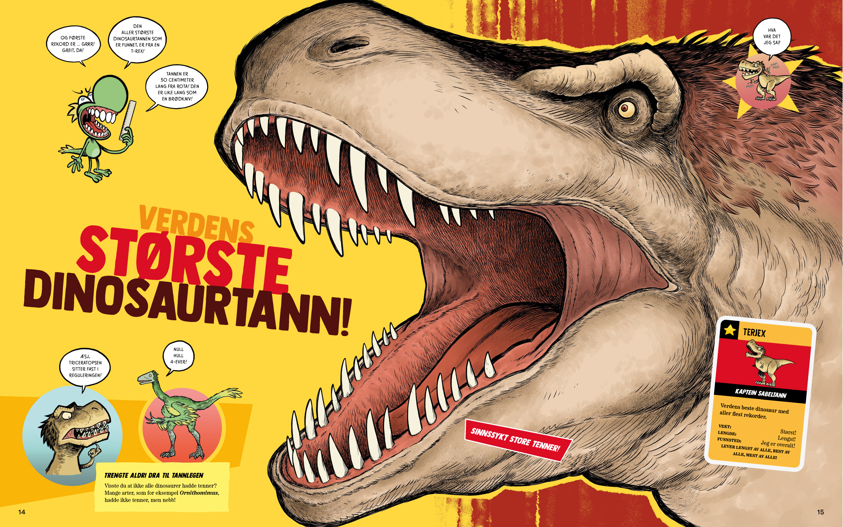 FULLT! Dinosaurenes rekordbok