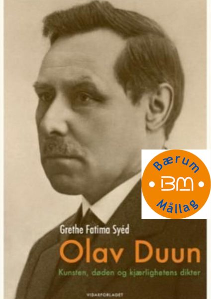 Bokomslag til biografi om Olav Duun