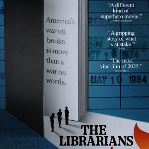 Plakat til dokumentarfilmen "The Librarians"