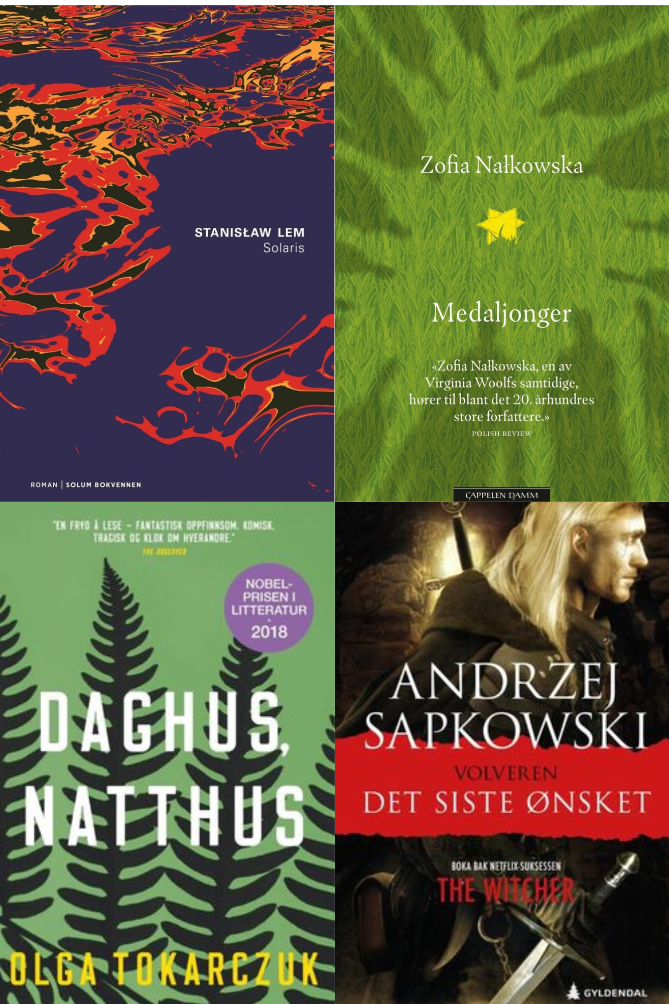 4 polske forfattere du kan  lese på norsk