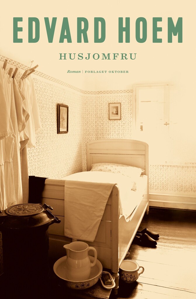 Bokomslag, "Husjomfru" av Edvard Hoem